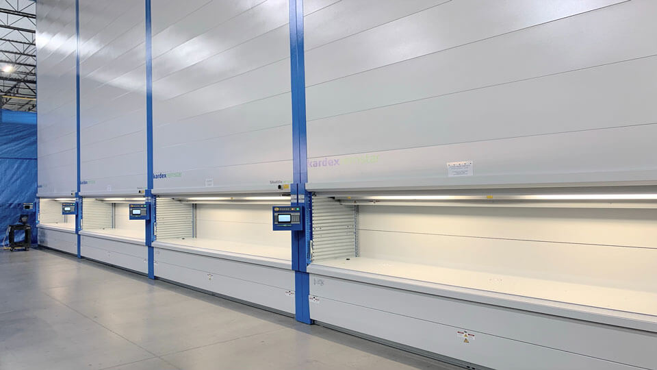 Vertical lift modules parts shuttles rs