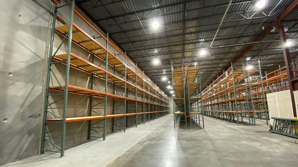 Warehouse shelving racks rs