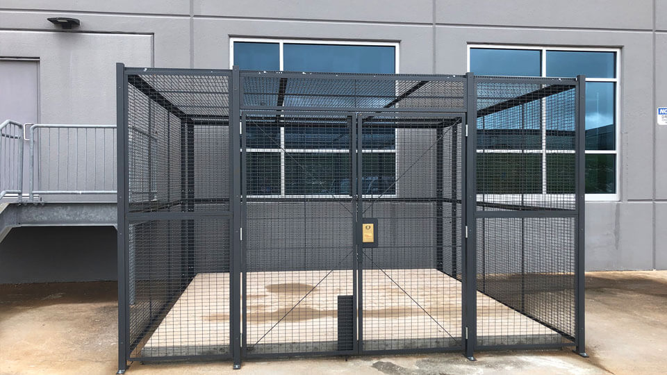 Wire partitions machine guarding rs