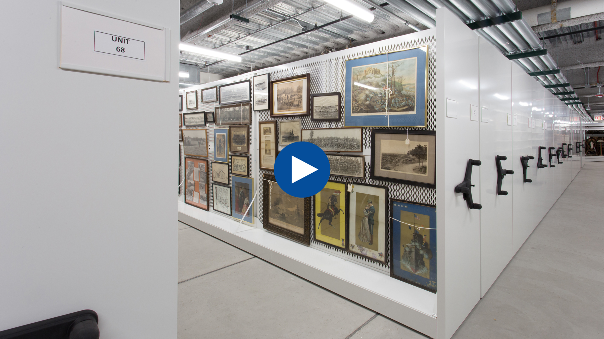 museum cabinets compact shelving videos