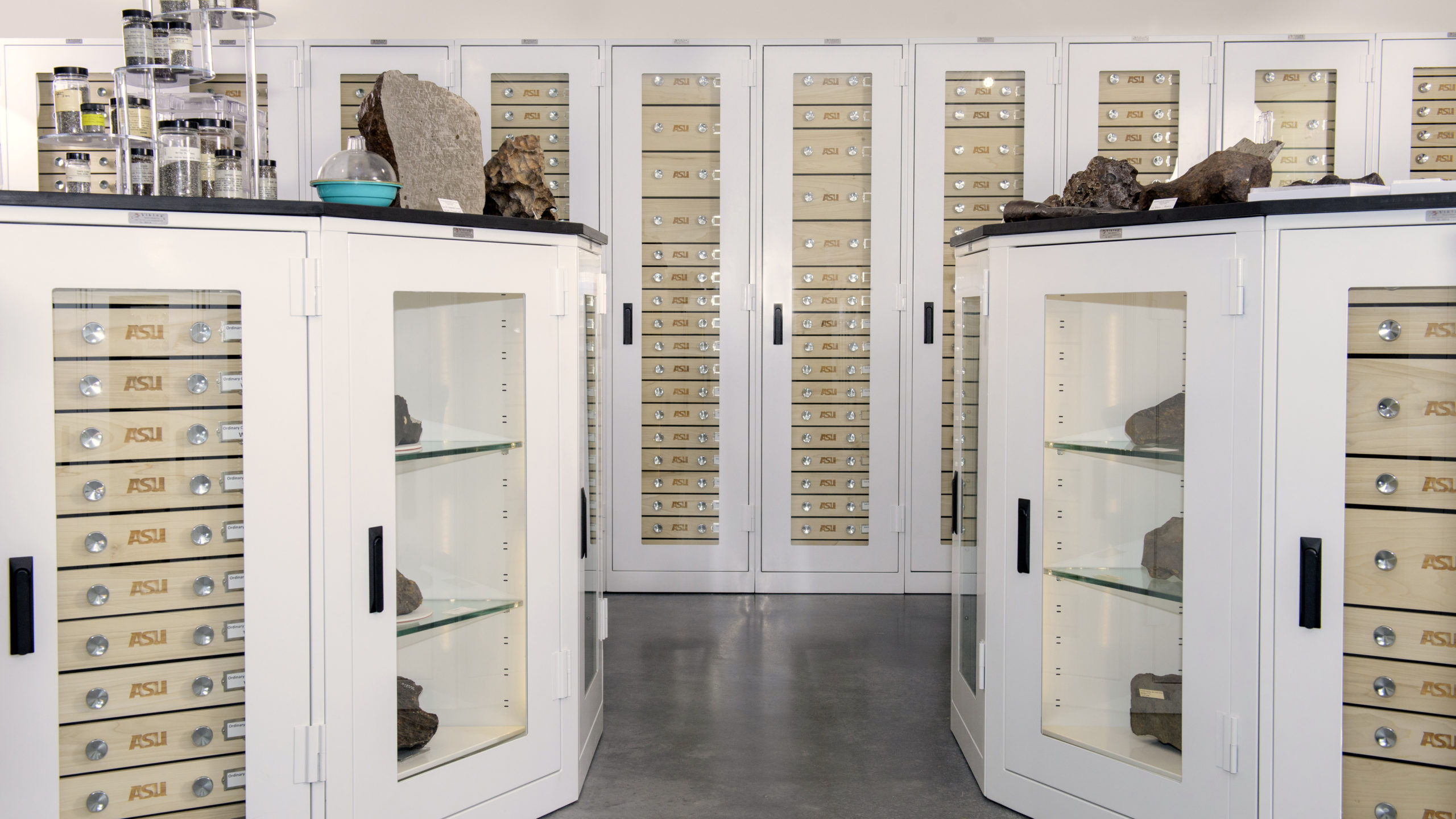 Display Storage Geology Cabinets