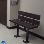 ADA temporary inmate holding bench
