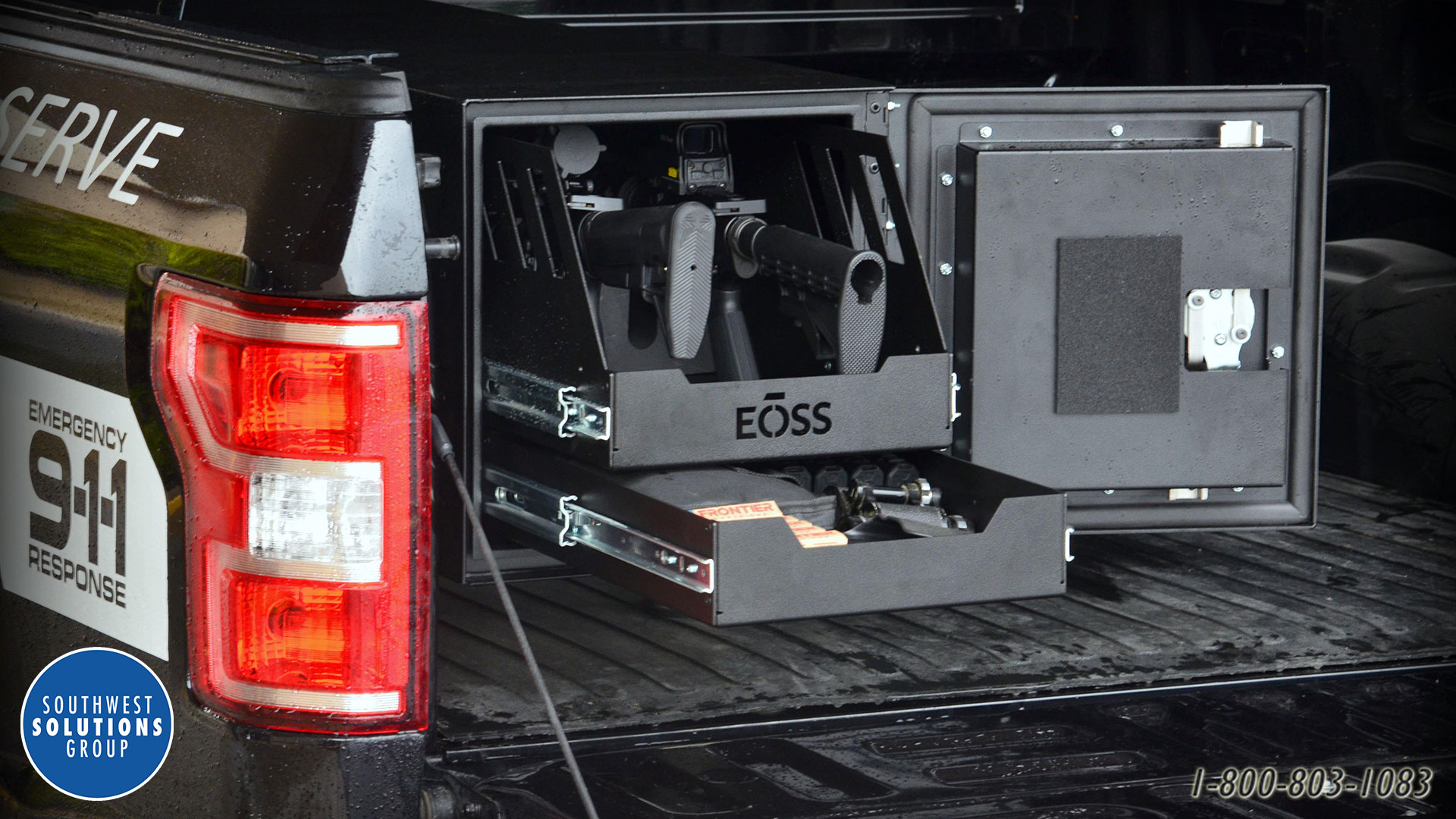 Patrol car trunk organizer deals