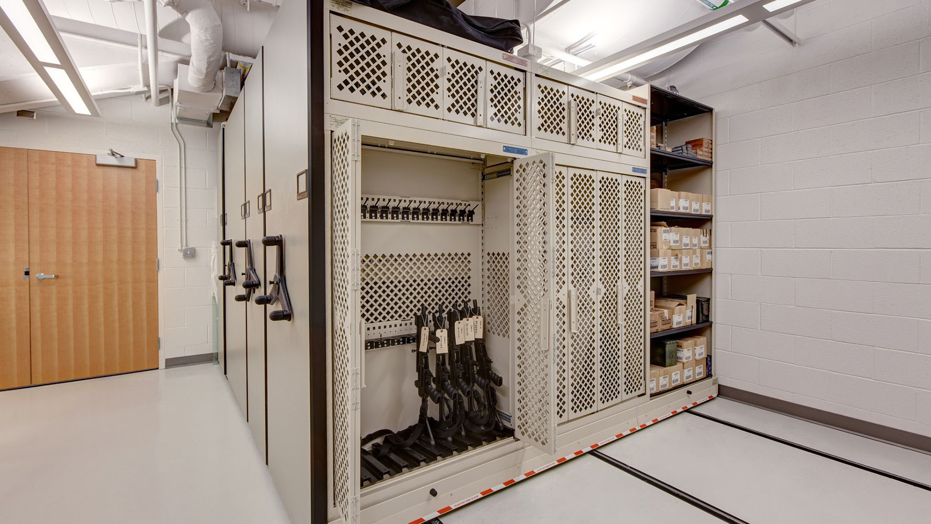 police weapon lockers and storage