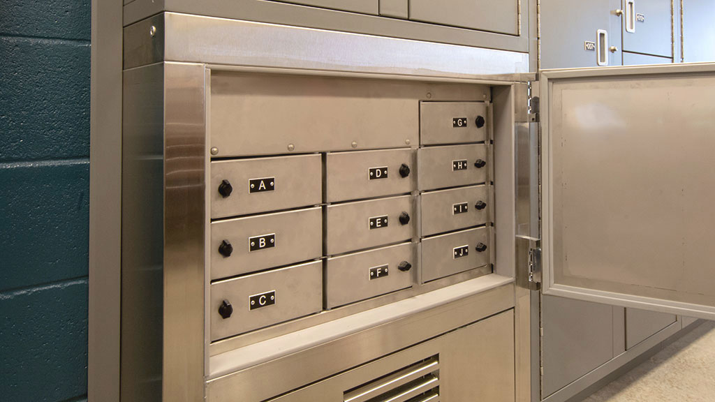 refrigerated evidence lockers