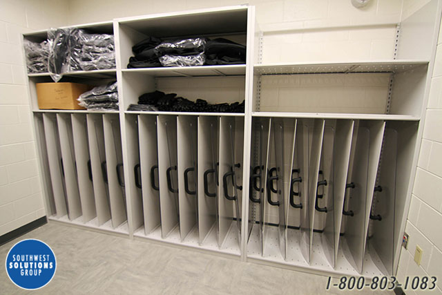 Tactical gear lockers for police