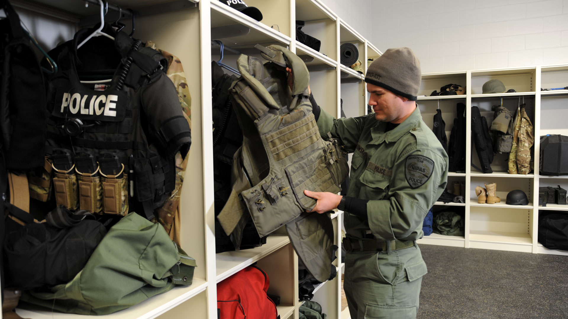 tactical gear storage