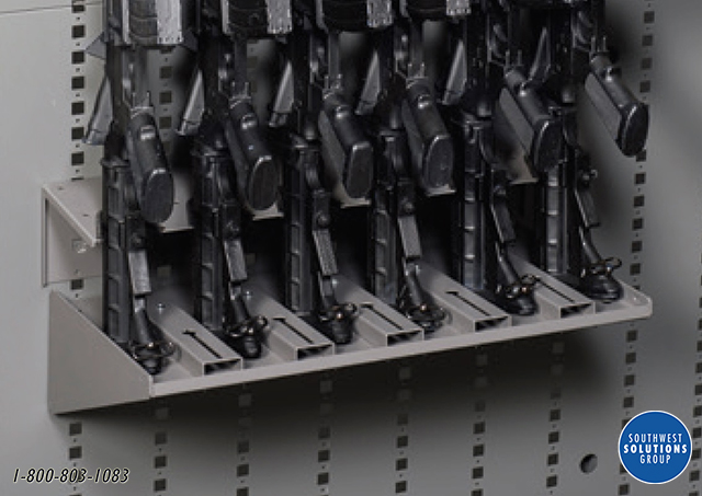 Armorer gun maintenance storage for police