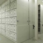 Box shelving long term evidence storage for public safety