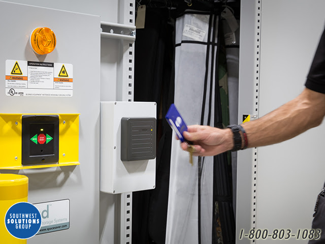 controlled access evidence racks