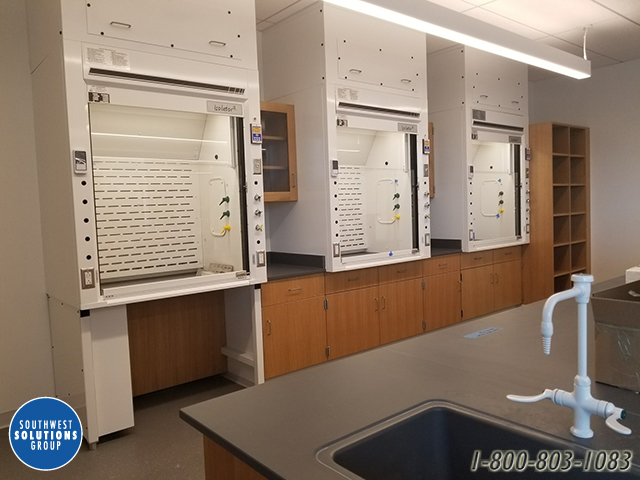 Forensic lab fume hoods