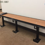 handcuff detention bench