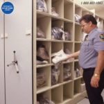 Inmate property storage for police