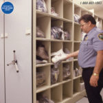 Inmate property storage for police