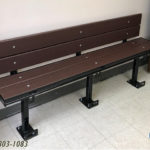 jail detention bench with handcuff bar