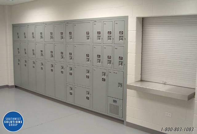 Lab locker storage for forensics