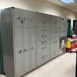 locker storage for evidence non pass through