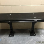 metal inmate detention bench