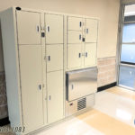 Non-pass-through evidence lockers for law enforcement