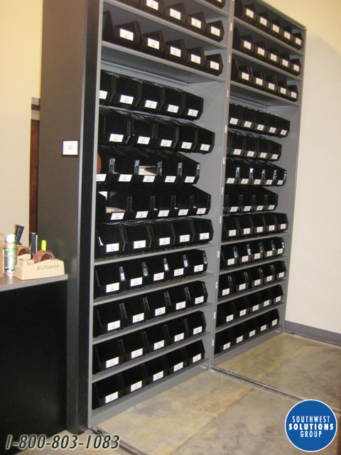 Bin storage for Police equipment