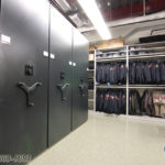 police gear supply room storage