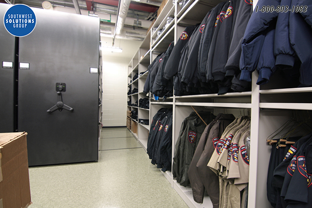 police uniform quartermaster storage