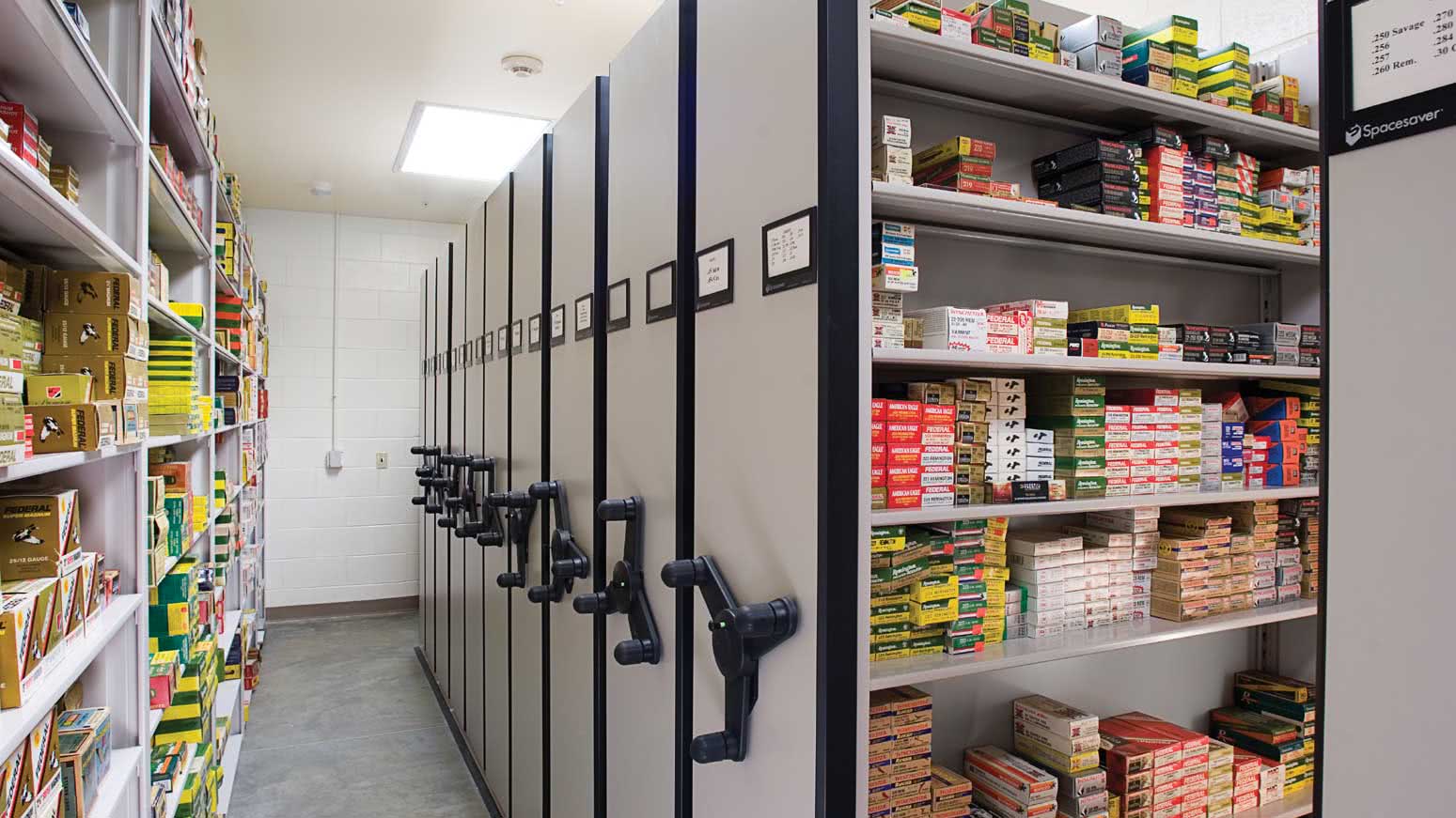 property evidence storage in less space