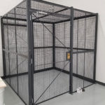 secured holding cell cages for law enforcement