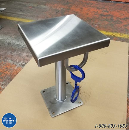 prisoner stainless steel handcuff stool