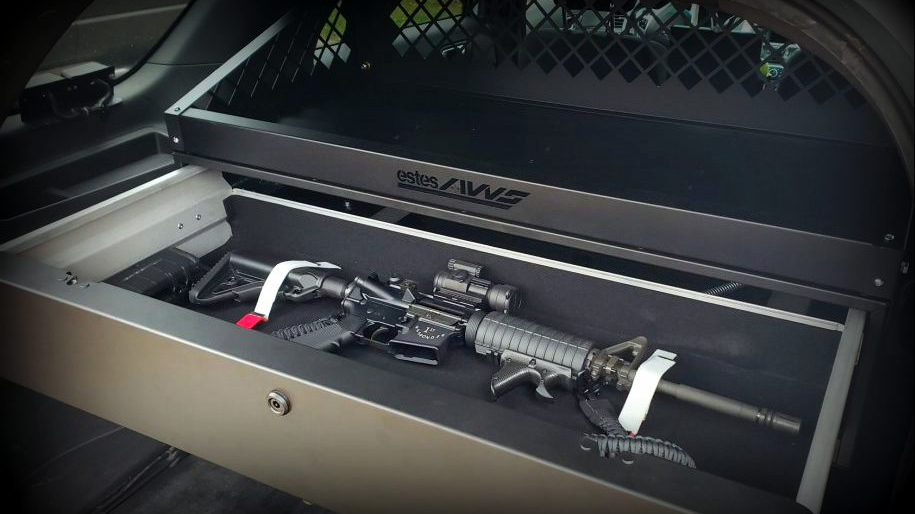 SUV weapons locker