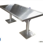 temporary detention bench stainless