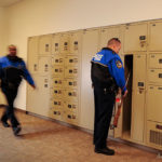temporary evidence storage lockers for police