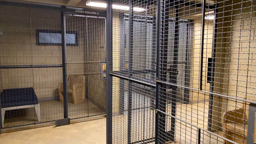 temporary holding cell cages