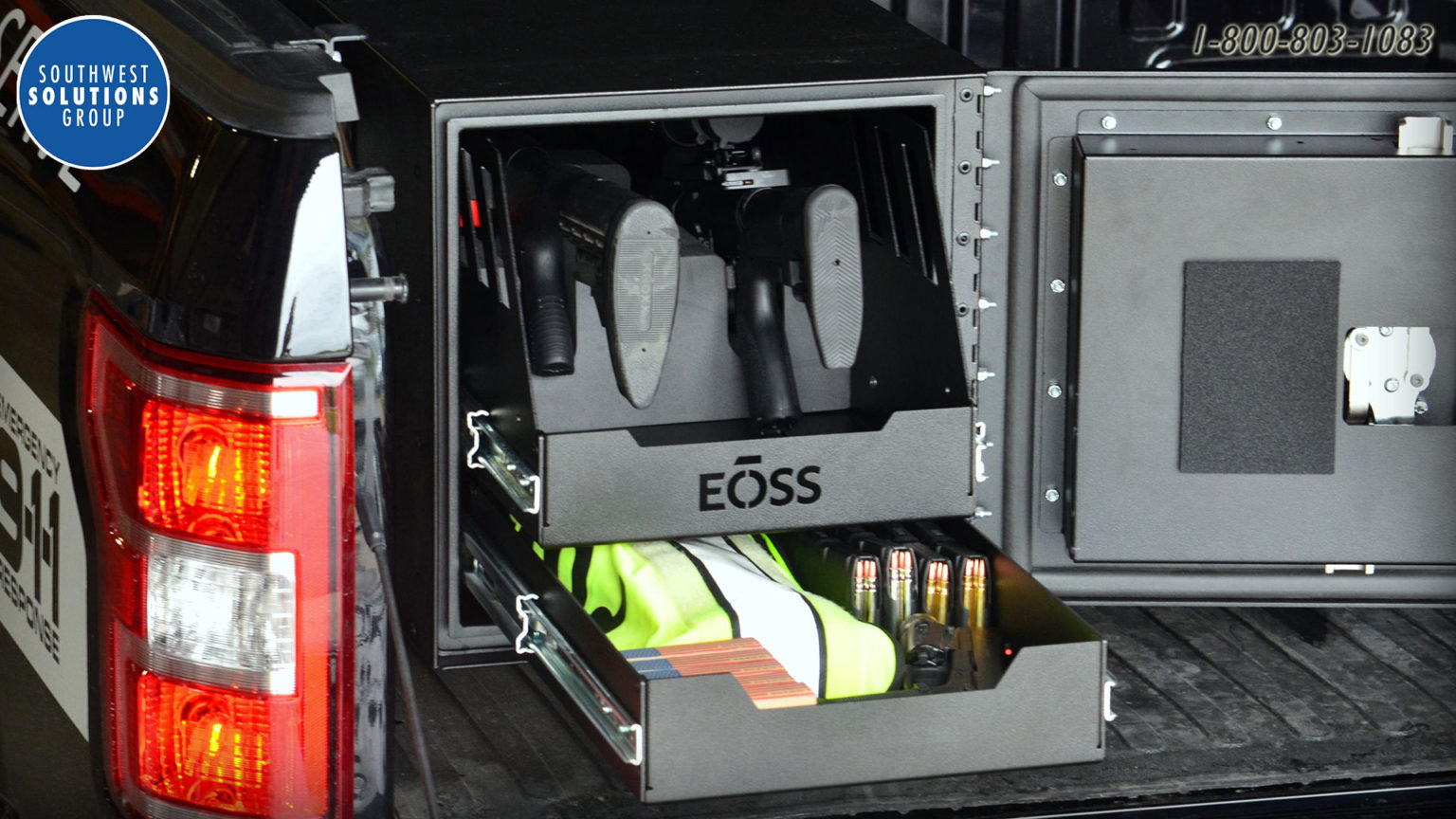 Truck Bed Gun Safes for Public Safety Southwest Solutions Group