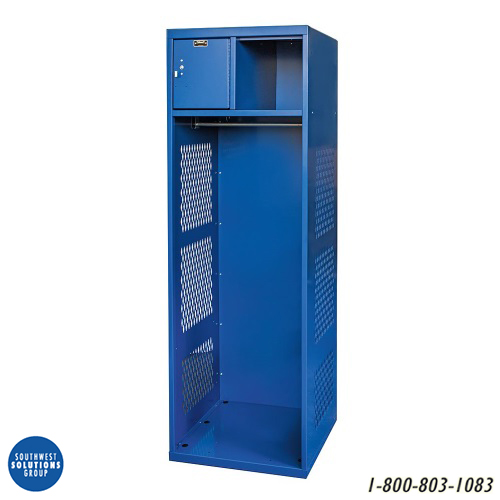 Turnout equipment locker for firefighters