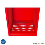 turnout locker bottom shelf