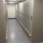 Police uniform storage lockers