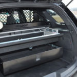 Vehicle weapon storage for police