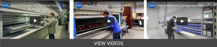 vertical carousels for evidence storage videos
