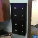 wall mounted pistol storage cabinet
