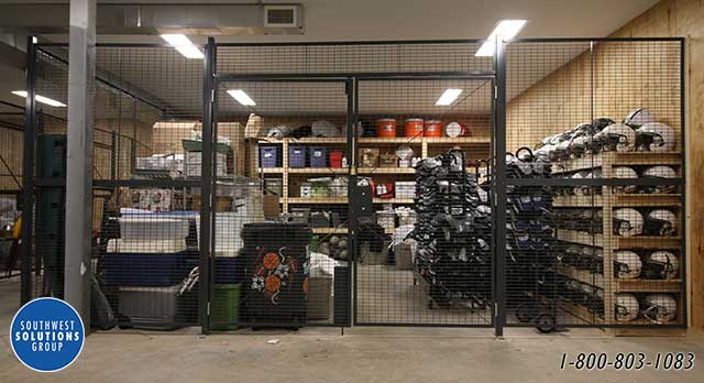 athletic equipment cages