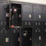 athletic football gear lockers