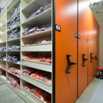 athletic high density gear storage