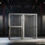 athletic locker cages ventilated