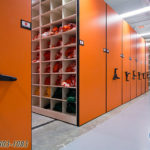 athletic mobile storage shelving