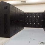athletic team locker room lockers