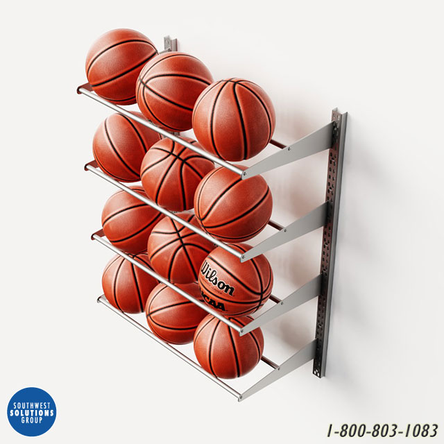 basketball storage racks wall mount