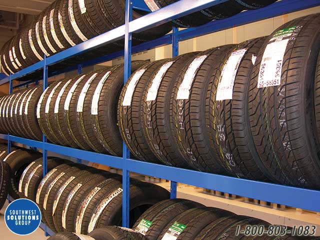 commercial truck tire storage racks