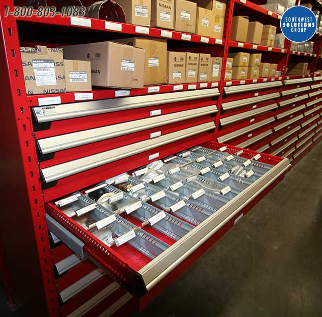 Automotive Parts Storage Drawers