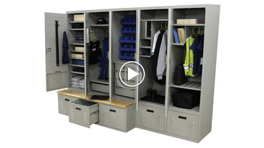 Police personal lockers